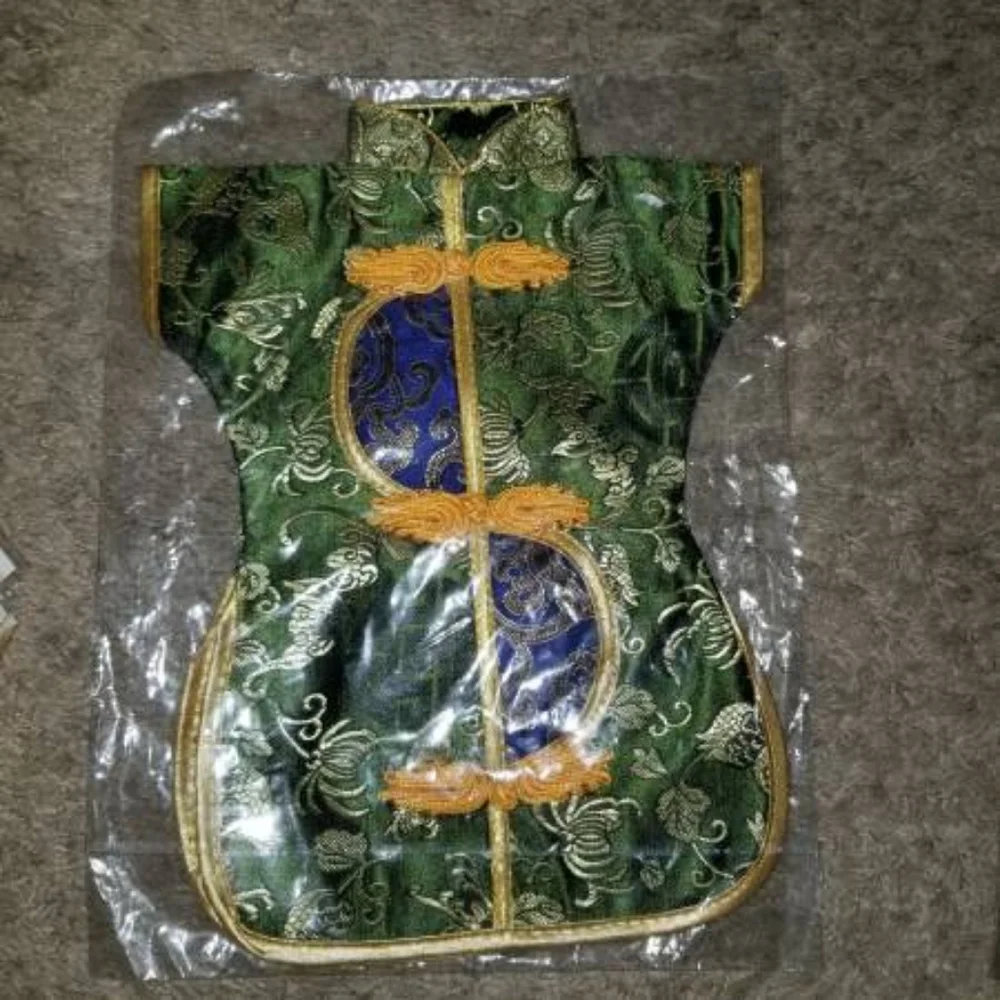New Set of 3 Chinese Dress Wine Bottle Covers